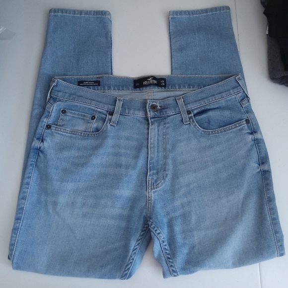 Hollister advanced stretch supper skinny jeans size 34X30 - Picture 2 of 7